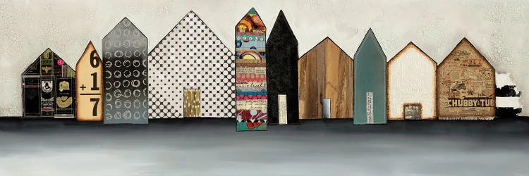 Mixed Village by Laura Van Horne wall art