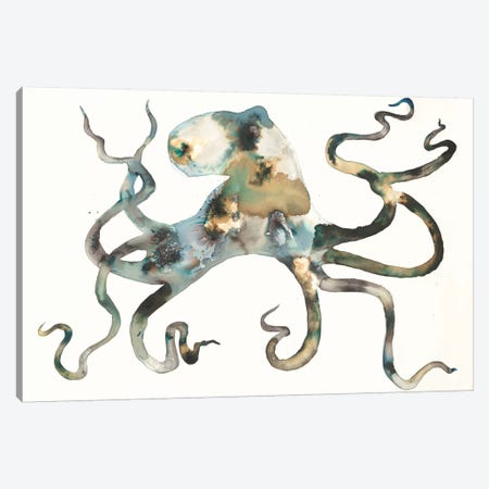 Octo Canvas Print #LVH6} by Laura Van Horne Canvas Wall Art