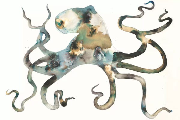 Kids Nautical Art: Octo by Laura Van Horne