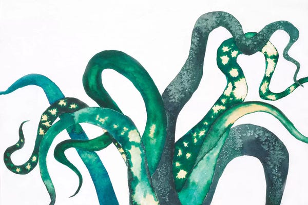 Kids Nautical Art: Octo Legs by Laura Van Horne