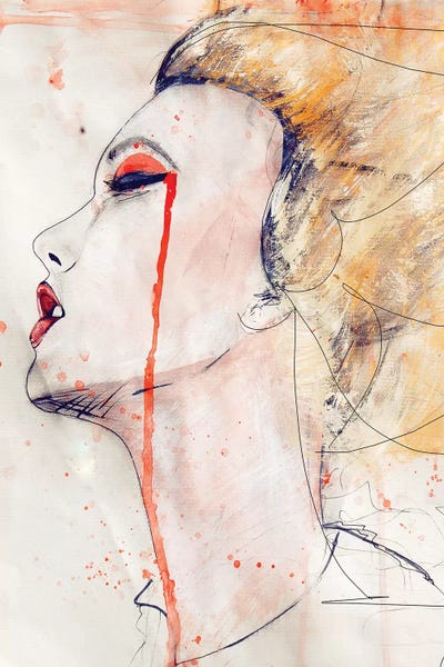 Orange Velvet by Leigh Viner art print