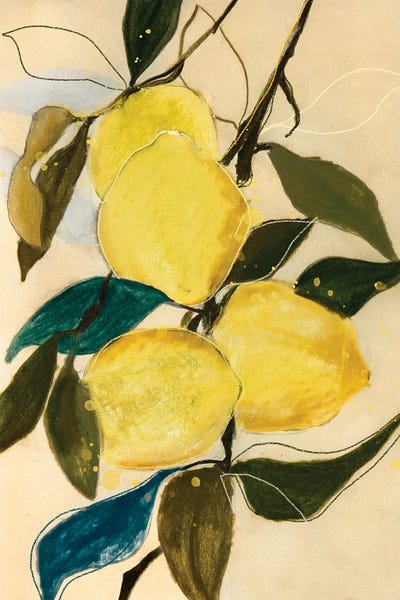 Lemon Study I by Leigh Viner art print