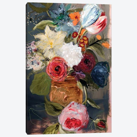 Untitled Still Life With Flowers Canvas Print #LVI66} by Leigh Viner Canvas Print