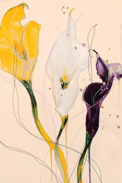 Calla Lilies: Calla Lily - Blackberry Lemon by Leigh Viner