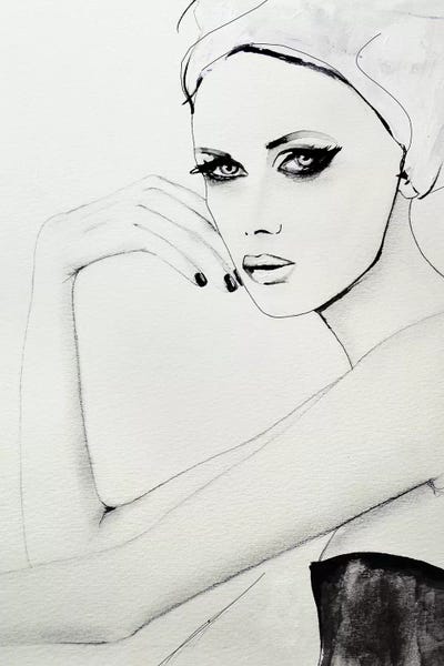 Black & White Pop Culture Art: Broken Wild by Leigh Viner