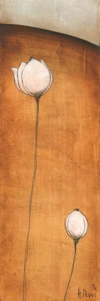 Sargrasso Sea, Quetzal Green & Russet Orange: Standing Tall III by H. Alves