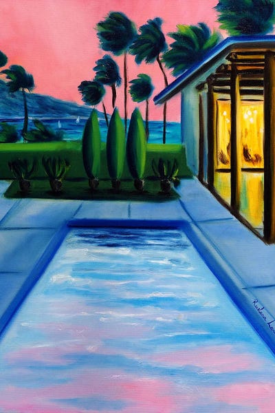 Swimming: Endless Summer Sunset by Ruslana Levandovska