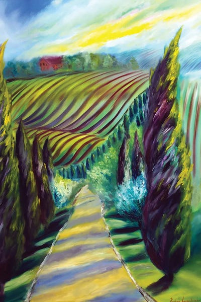 Vineyards: Under The Tuscan Sun In Italy by Ruslana Levandovska