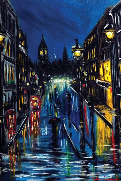 Evening London by Ruslana Levandovska wall art