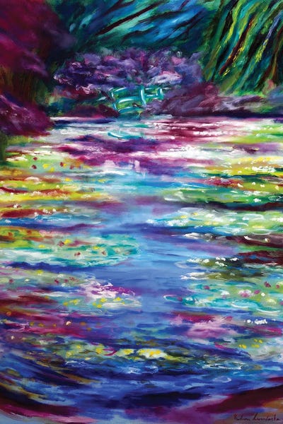 Ponds: Japanese Garden At Monet Residence by Ruslana Levandovska