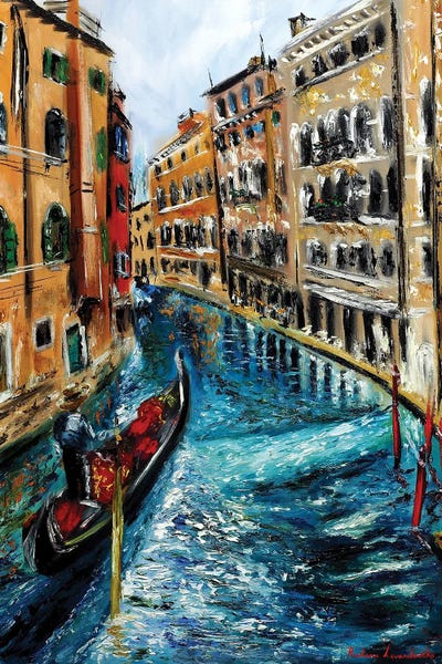 Artistic Travels: Gondola In Venice by Ruslana Levandovska