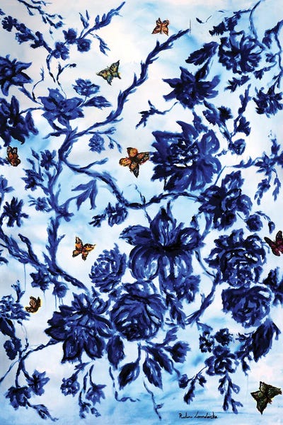 The Blue Garden by Ruslana Levandovska acrylic art print