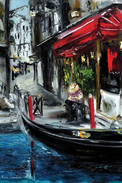 Venice: Gondoliere In Venice by Ruslana Levandovska