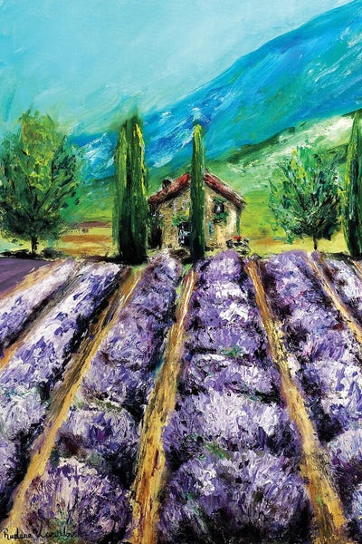 Impressionism: Lavender Fields, France by Ruslana Levandovska