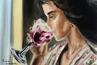 Ruslana Levandovska - Unframed Prints: Sicilian Wine by Ruslana Levandovska