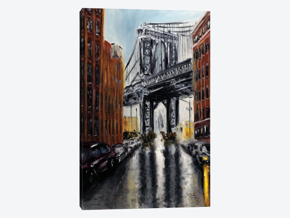 Manhattan Bridge, Dumbo by Ruslana Levandovska 1-piece Canvas Artwork