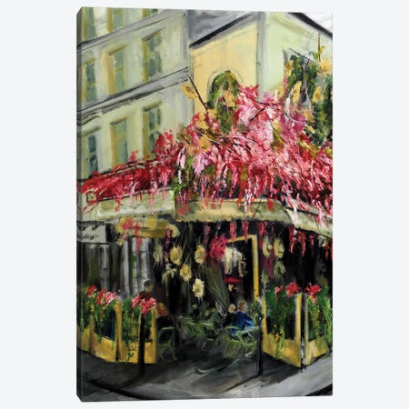 Paris Cafe - Maison Sauvage Canvas Print #LVV23} by Ruslana Levandovska Canvas Print