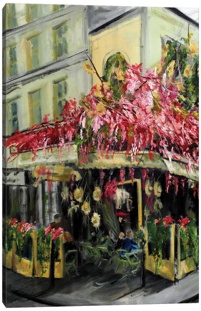Paris Cafe - Maison Sauvage Canvas Art Print - Impressionism Art