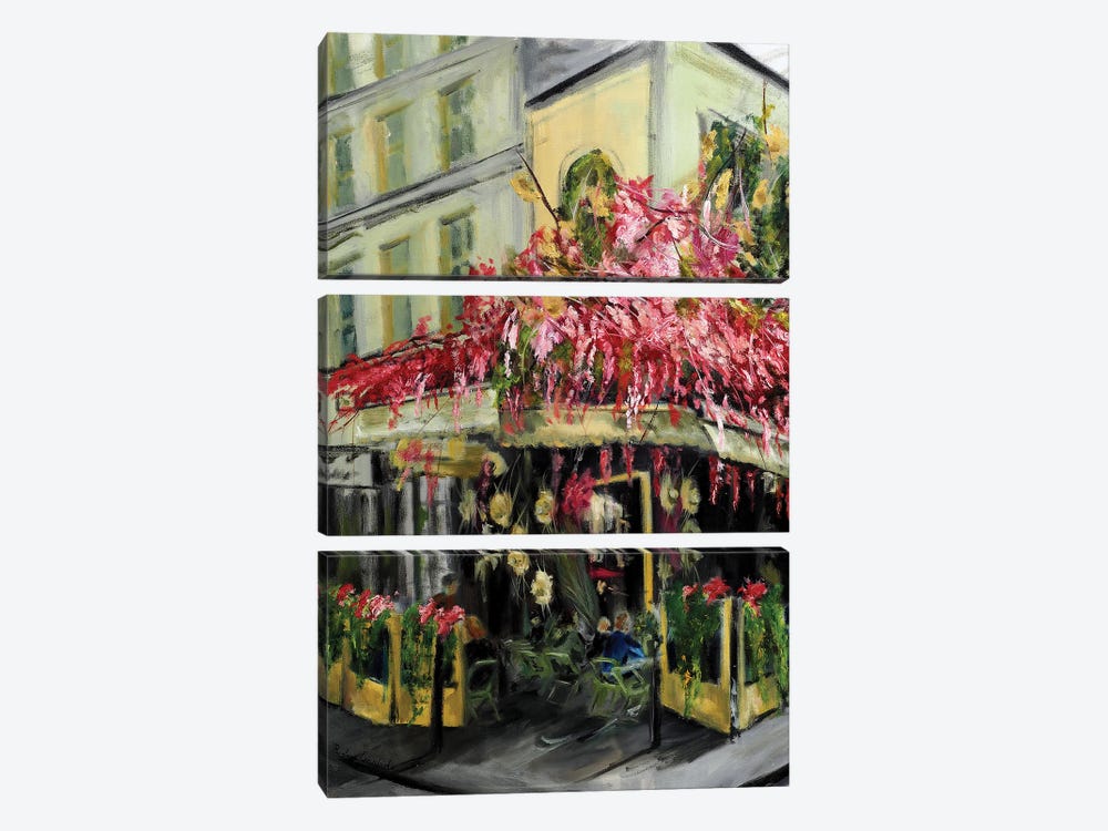 Paris Cafe - Maison Sauvage by Ruslana Levandovska 3-piece Canvas Art