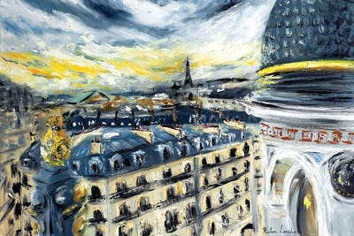 Paris Rooftops by Ruslana Levandovska acrylic art print