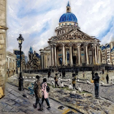 Place Du Pantheon, Paris by Ruslana Levandovska canvas print