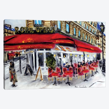 Royal Opera Restaurant, Paris Canvas Print #LVV29} by Ruslana Levandovska Canvas Art Print