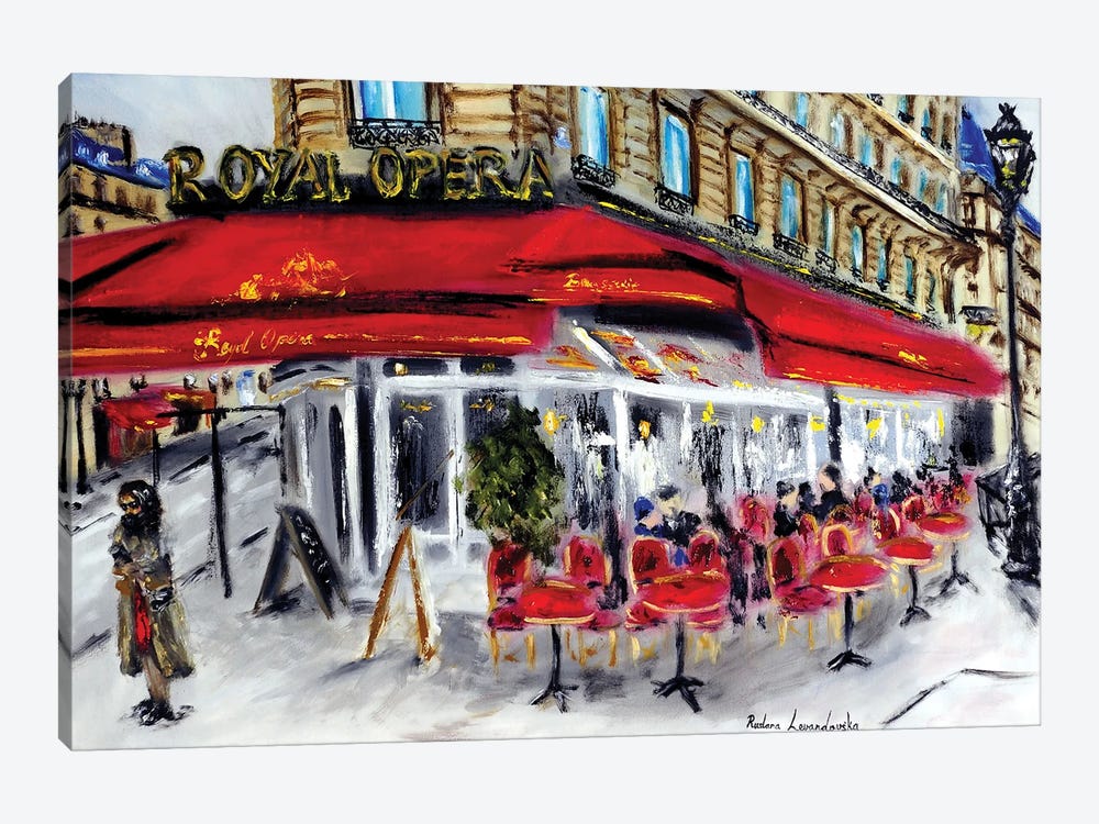 Royal Opera Restaurant, Paris by Ruslana Levandovska 1-piece Canvas Art