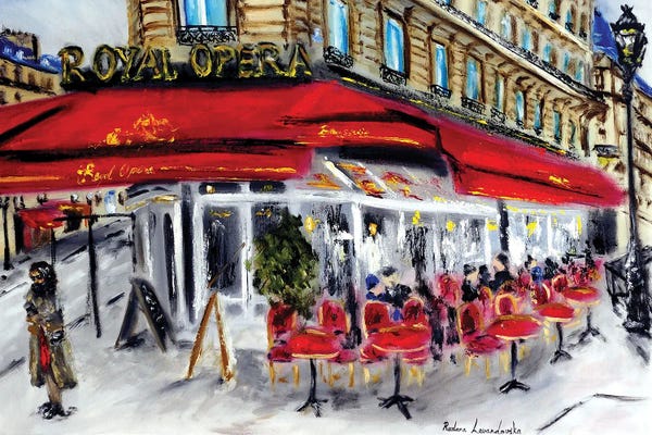 Cafes: Royal Opera Restaurant, Paris by Ruslana Levandovska