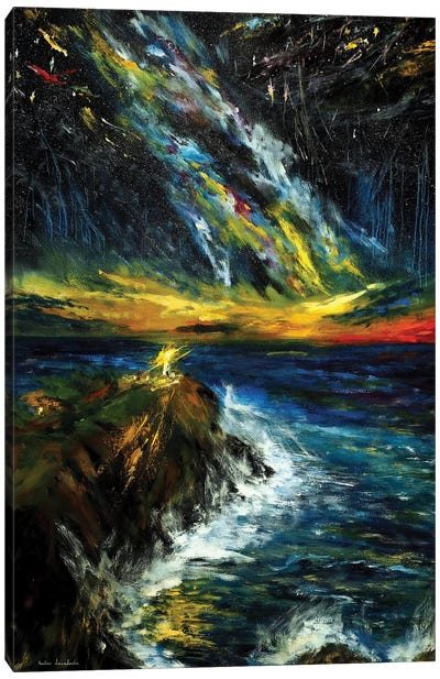 Between The Stars And The Ocean, Hawaii Canvas Art Print - Ruslana Levandovska