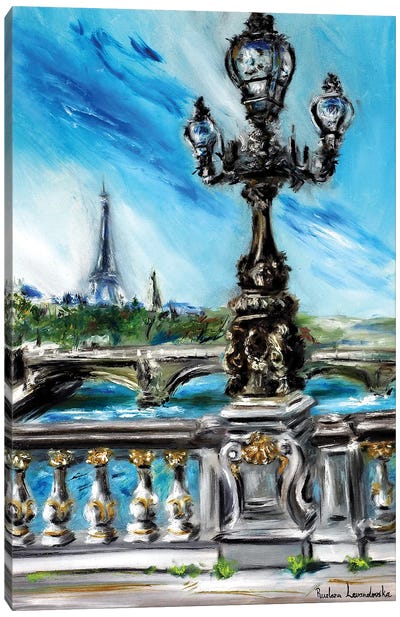 The Pont Alexandre III, Paris Canvas Art Print - Ruslana Levandovska