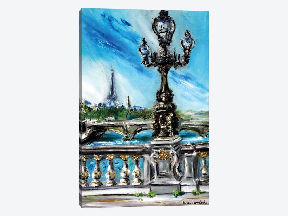 The Pont Alexandre III, Paris by Ruslana Levandovska 1-piece Canvas Wall Art