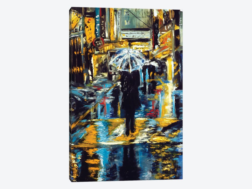 Under The Umbrella by Ruslana Levandovska 1-piece Canvas Print