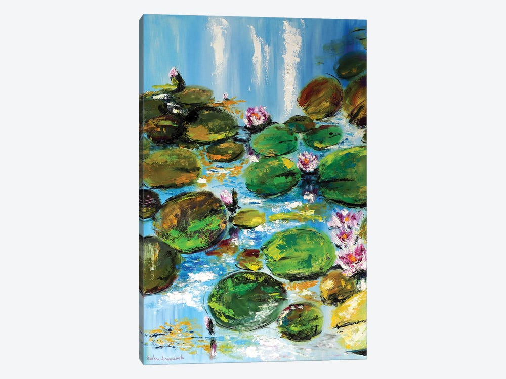 Water Lily Pond by Ruslana Levandovska 1-piece Art Print
