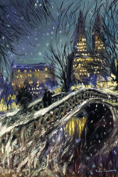 Contemporary Streetscapes: Winter Wonderland by Ruslana Levandovska