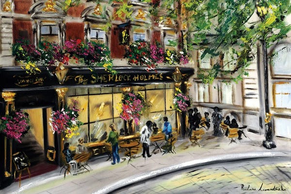 London: The Sherlock Holmes, London by Ruslana Levandovska