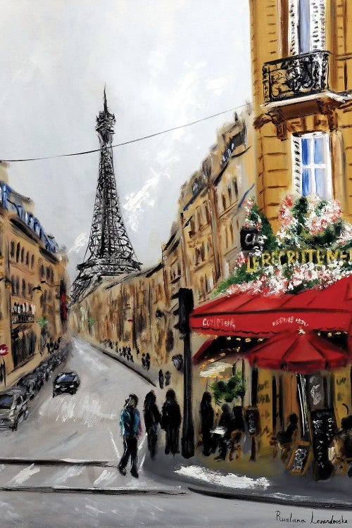 Le Recrutement, Paris by Ruslana Levandovska wall art