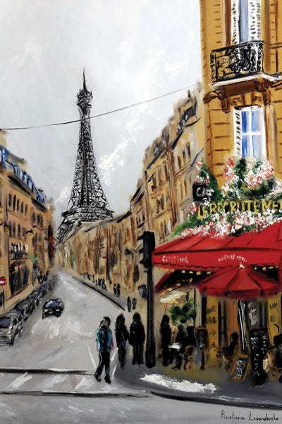 Canvas Print: Le Recrutement, Paris by Ruslana Levandovska