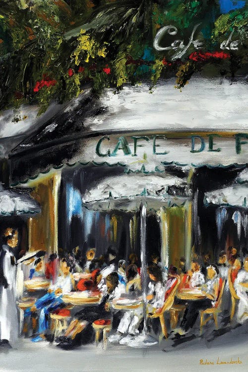 Cafe De Flore, Paris by Ruslana Levandovska wall art