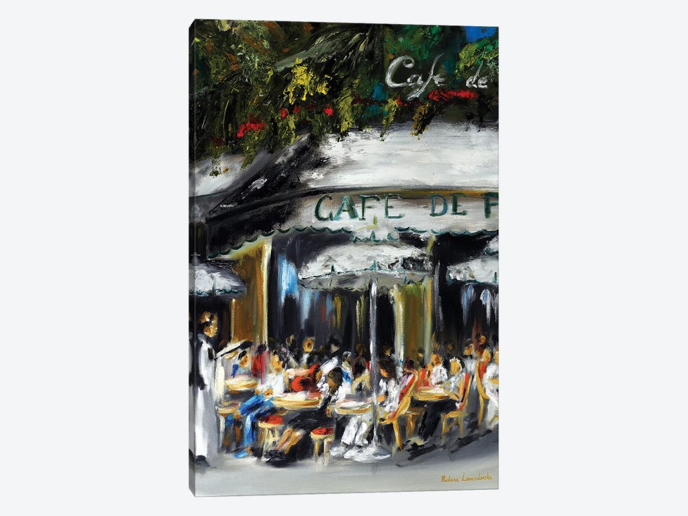 Cafe De Flore, Paris by Ruslana Levandovska 1-piece Canvas Art