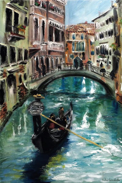 By Water: Gondola In Venice Italy by Ruslana Levandovska