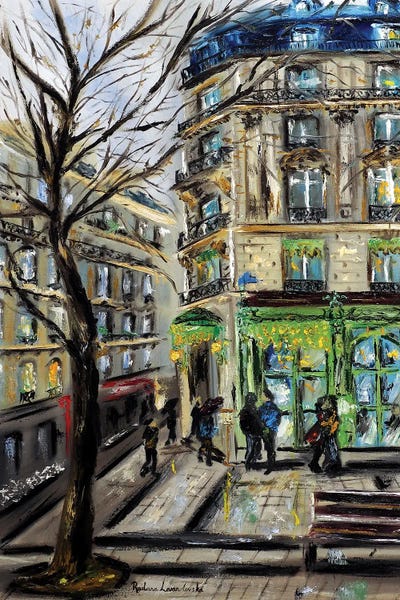 Contemporary Streetscapes: Laduree At Champs Elysees, Paris by Ruslana Levandovska