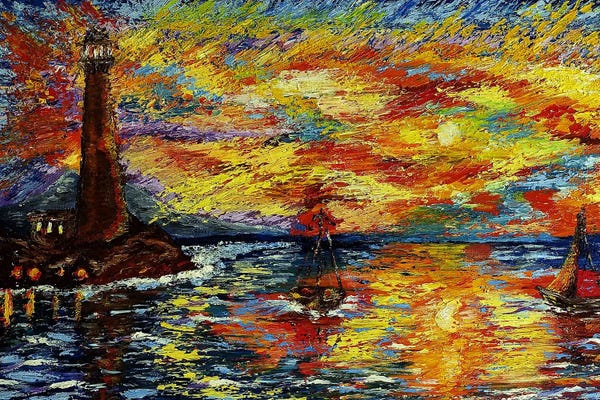 Lighthouses: The Sea by Ruslana Levandovska