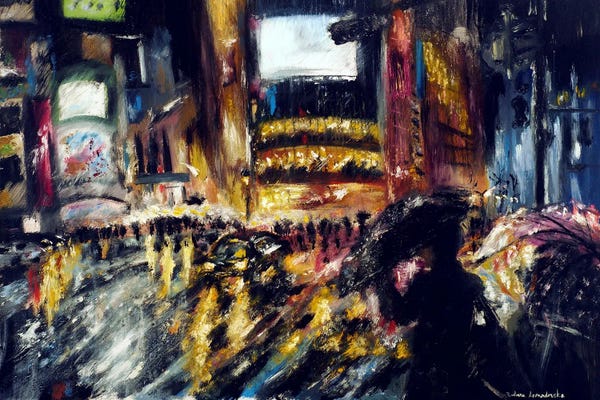 Tokyo: Shibuya Crossing Tokyo Night City by Ruslana Levandovska