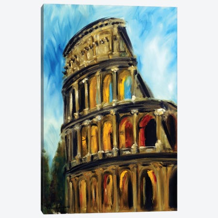 Colosseum Canvas Print #LVV9} by Ruslana Levandovska Canvas Art