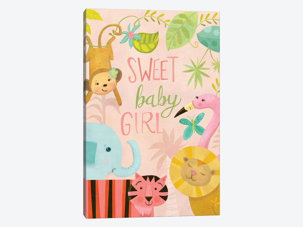 Jungle Baby I by Laura Watson 1-piece Canvas Print