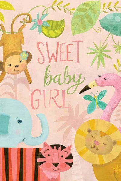 Monkeys: Jungle Baby I by Laura Watson