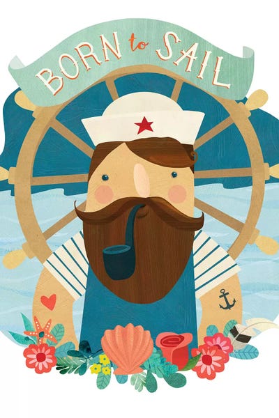 Seaside Summertime I by Laura Watson canvas print