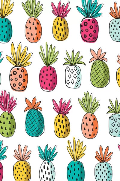 Pineapples: Modern Nature by Lisa Whitebutton