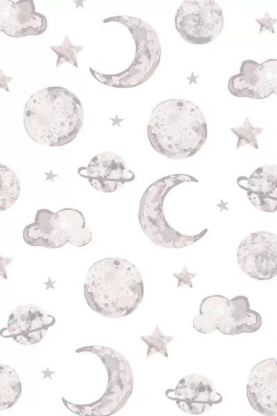 Pink Light Studio: Baby Beyond The Stars I by Lisa Whitebutton