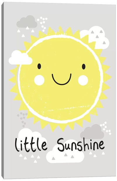 Baby Sunshine I Canvas Art Print - Sun Art